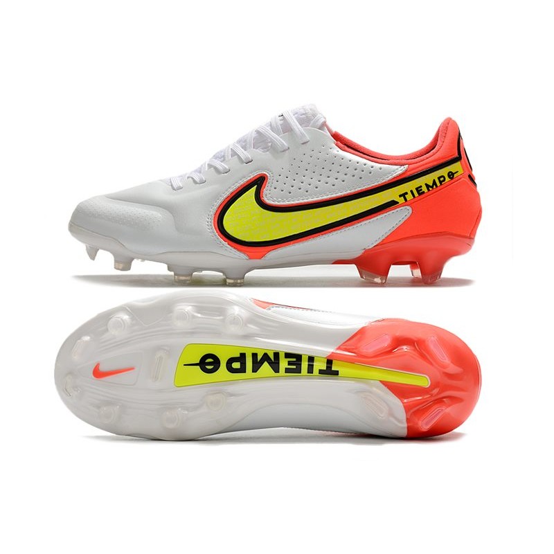 Nike Tiempo Legend IX Elite FG Motivation Bílý Neon Červené